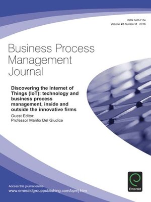 cover image of Business Process Management Journal, Volume 22, Number 2